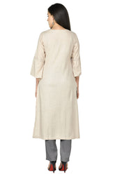 Beige Kurta Set
